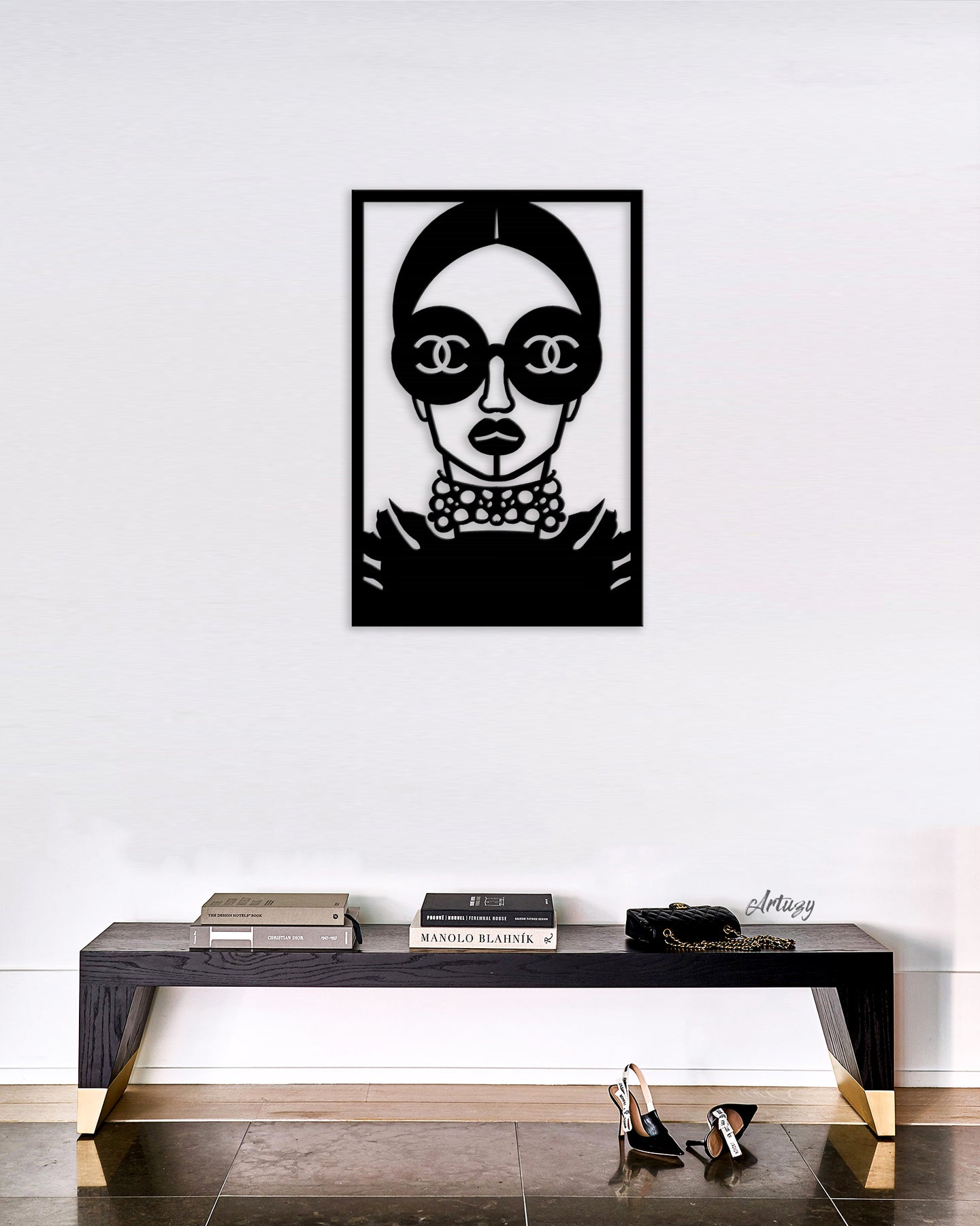 Coco Chanel- Metal Wall Art – Artuzy